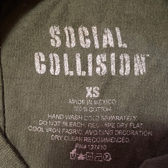 Graphic Olive Tank Top - Picture 2 of 4